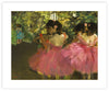 Dancers in Pink Art Print by Edgar Degas