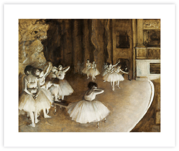 Ballet Rehearsal Art Print by Edgar Degas