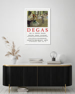 The Ballet Class Exhibition Poster by Edgar Degas | Edgar Degas Art NZ | The Good Poster Co.