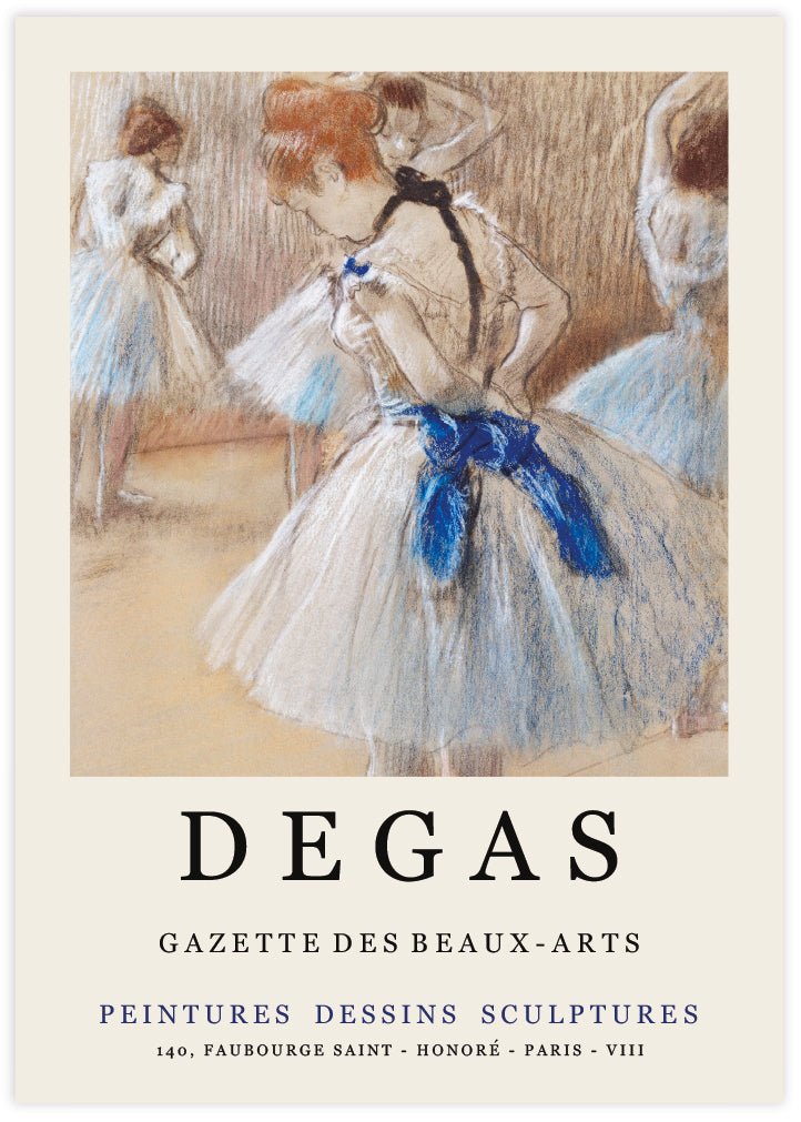 The Dancer Exhibition Poster by Edgar Degas | Edgar Degas Art NZ | The Good Poster Co.