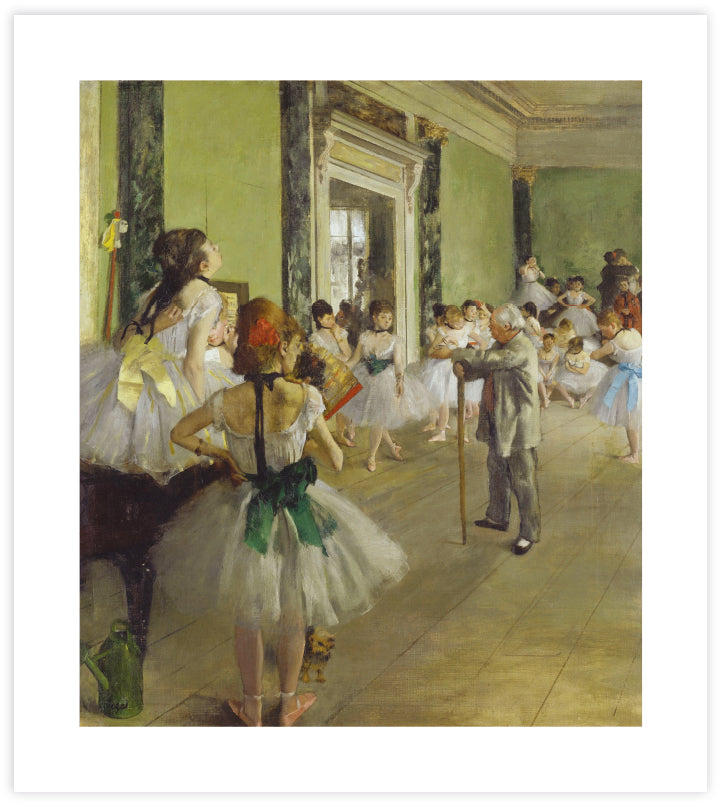 The Ballet Class Art Print by Edgar Degas