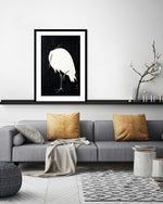 Egret in the Rain Art Print by Ohara Koson