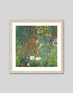 Garden with Sunflowers Art Print by Gustav Klimt | Gustav Klimt Art | The Good Poster Co.