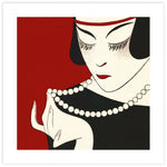 Vintage Fashion Art Print Cecla by Gazette du Bon Ton