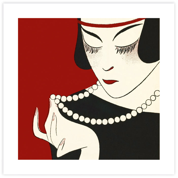 Vintage Fashion Art Print Cecla by Gazette du Bon Ton