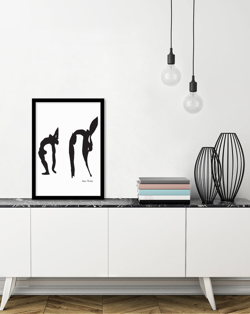 Black Acrobats by Henri Matisse | Black and White Art | The Good Poster Co.