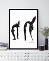 Black Acrobats by Henri Matisse | Black and White Art | The Good Poster Co.
