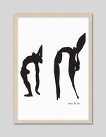 Black Acrobats by Henri Matisse | Black and White Art | The Good Poster Co.