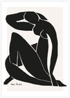 Black Nude II by Henri Matisse | Abstract Art Prints | The Good Poster Co.