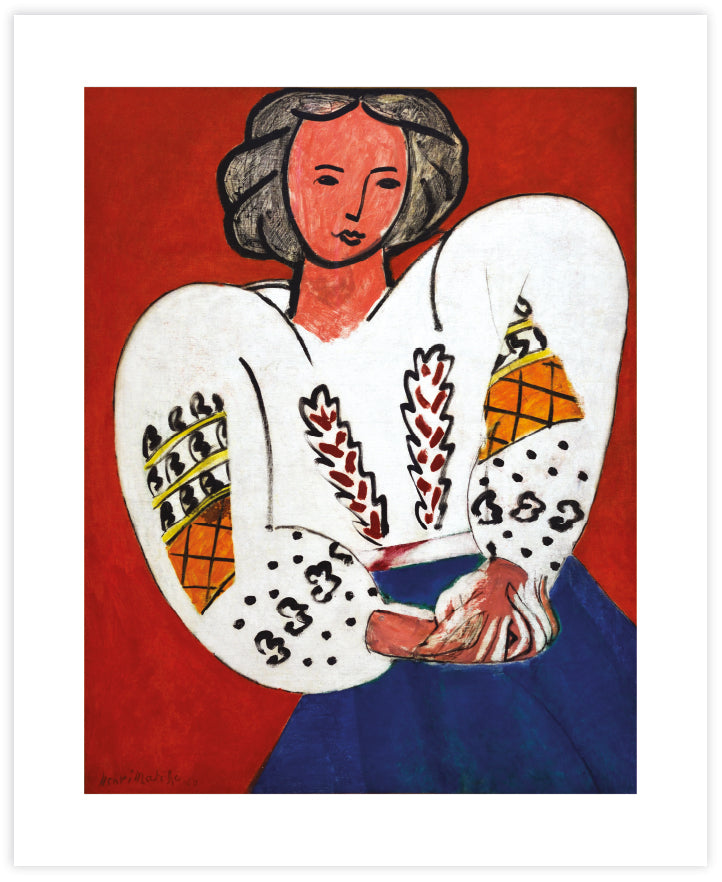 The Romanian Blouse by Henri Matisse | Henri Matisse Art NZ | The Good Poster Co.