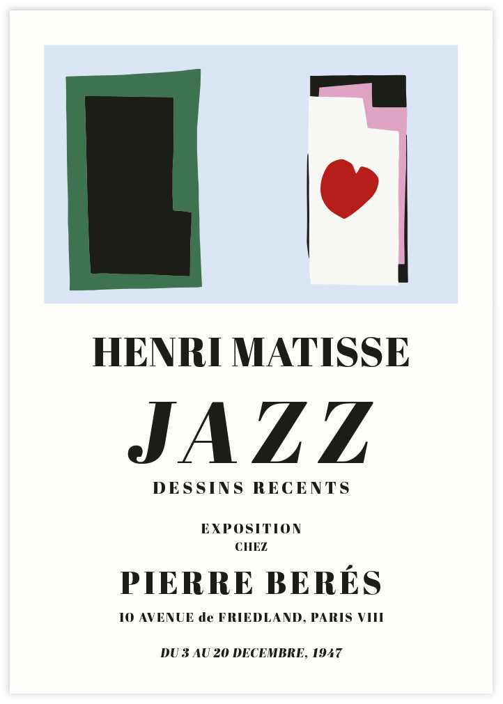 Jazz Exhibition Poster by Henri Matisse | Henri Matisse Art NZ | The Good Poster Co.