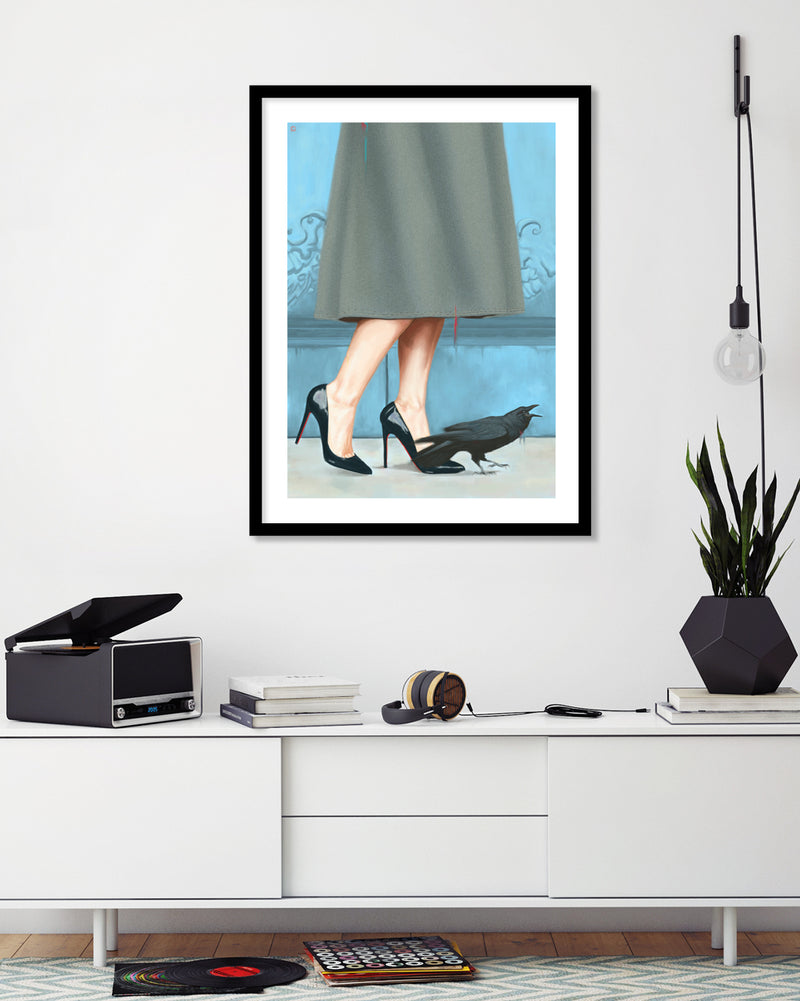  Brand Homage Poster Art Poster Interior High Heel