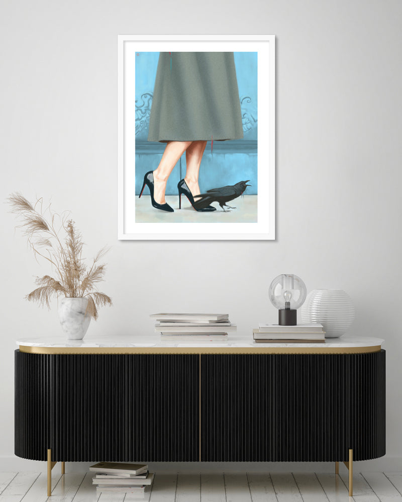 Heres Comes the Queen Art Print by Alexander Grahovsky | Contemporary Art | The Good Poster Co.