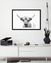 Contemporary Highland Cow Art Print | Animal Art Prints | The Good Poster Co.