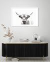 Contemporary Highland Cow Art Print | Animal Art Prints | The Good Poster Co.