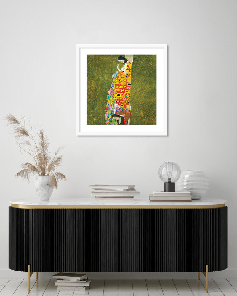 Hope II Art Print by Gustav Klimt | Gustav Klimt Art NZ | The Good Poster Co.