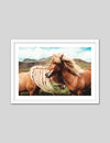 Contemporary Icelandic Horses Art Print | Photography Art NZ | The Good Poster Co.