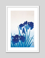 Iris Flowers Art Print by Ohara Koson | Vintage Japanese Art | The Good Poster Co.