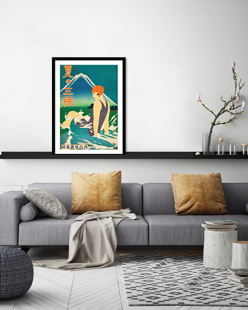 Japanese Travel Poster | Art Deco Art Prints | The Good Poster Co.