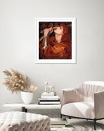 Joan of Arc Art Print by Dante Gabriel Rossetti | Dante Artwork NZ  | The Good Poster Co.
