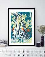 Kirifuri Waterfall Art Print by Katsushika Hokusai | Vintage Japanese Art | The Good Poster Co.