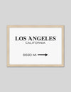 Los Angeles Typography Art Print | LA Travel Art | The Good Poster Co.