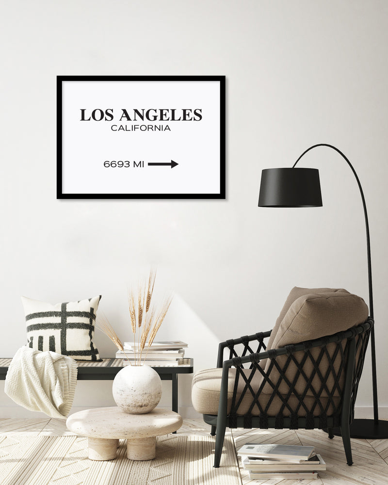 Los Angeles Typography Art Print | LA Travel Art | The Good Poster Co.