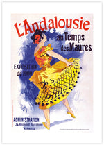 L'Andalousie Art Print by Jules Cheret | Vintage French Poster | The Good Poster Co.