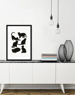 Cat Art Prints NZ | Artist Leanne Simpson | Childs Bedroom Art | The Good Poster Co.