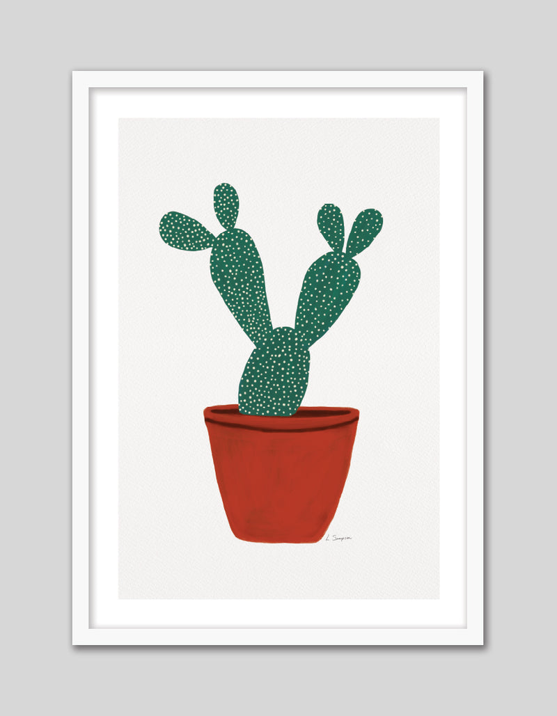 Cactus Art Prints NZ | Childs Bedroom Art | Artist Leanne Simpson | The Good Poster Co.