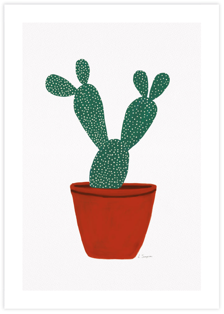 Cactus Art Prints NZ | Childs Bedroom Art | Artist Leanne Simpson | The Good Poster Co.