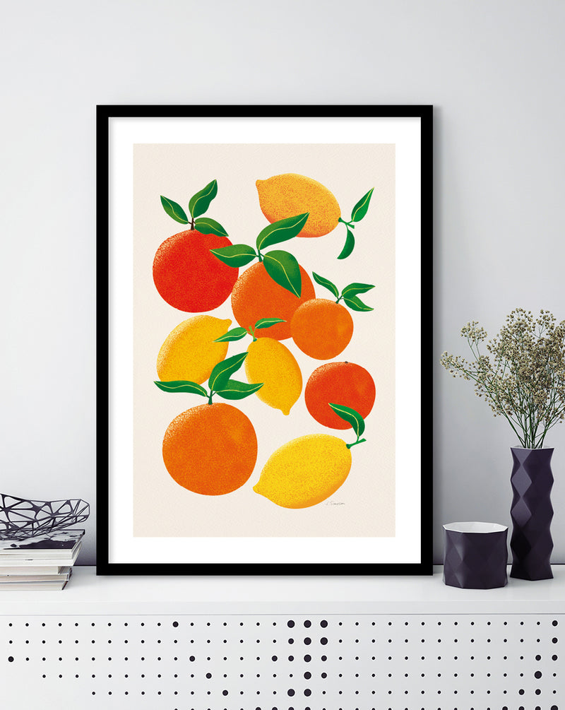 Fruit Artwork NZ | Artist Leanne Simpson | Contemporary Art Prints | The Good Poster Co.