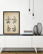 Vintage Lego Patent Art Print | Vintage Art