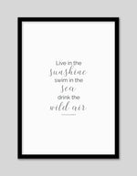 Quote Art Print by Ralph Waldo Emerson | Black and White Art NZ | The Good Poster Co.