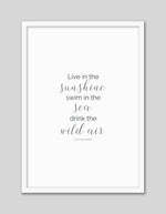 Quote Art Print by Ralph Waldo Emerson | Black and White Art NZ | The Good Poster Co.