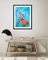 Marriage at the Plastic Garden Art Print by Alexander Grahovsky