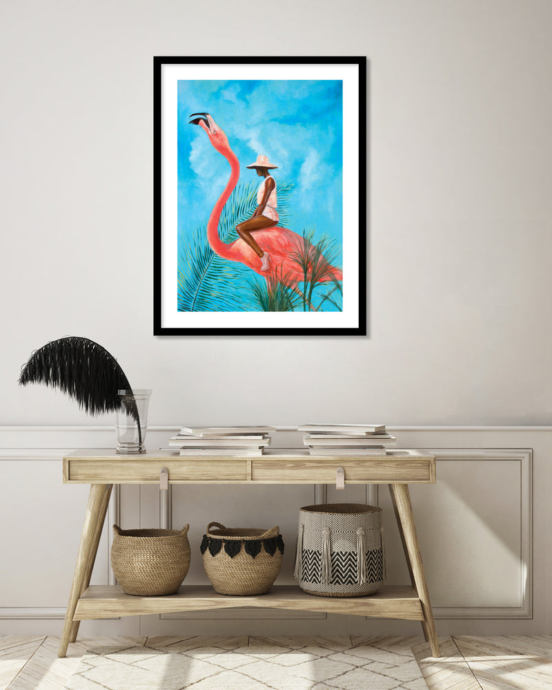Marriage at the Plastic Garden Art Print by Alexander Grahovsky