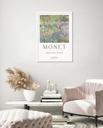 The Artist's Garden at Giverny Exhibition Poster by Claude Monet | Claude Monet Art NZ | The Good Poster Co.