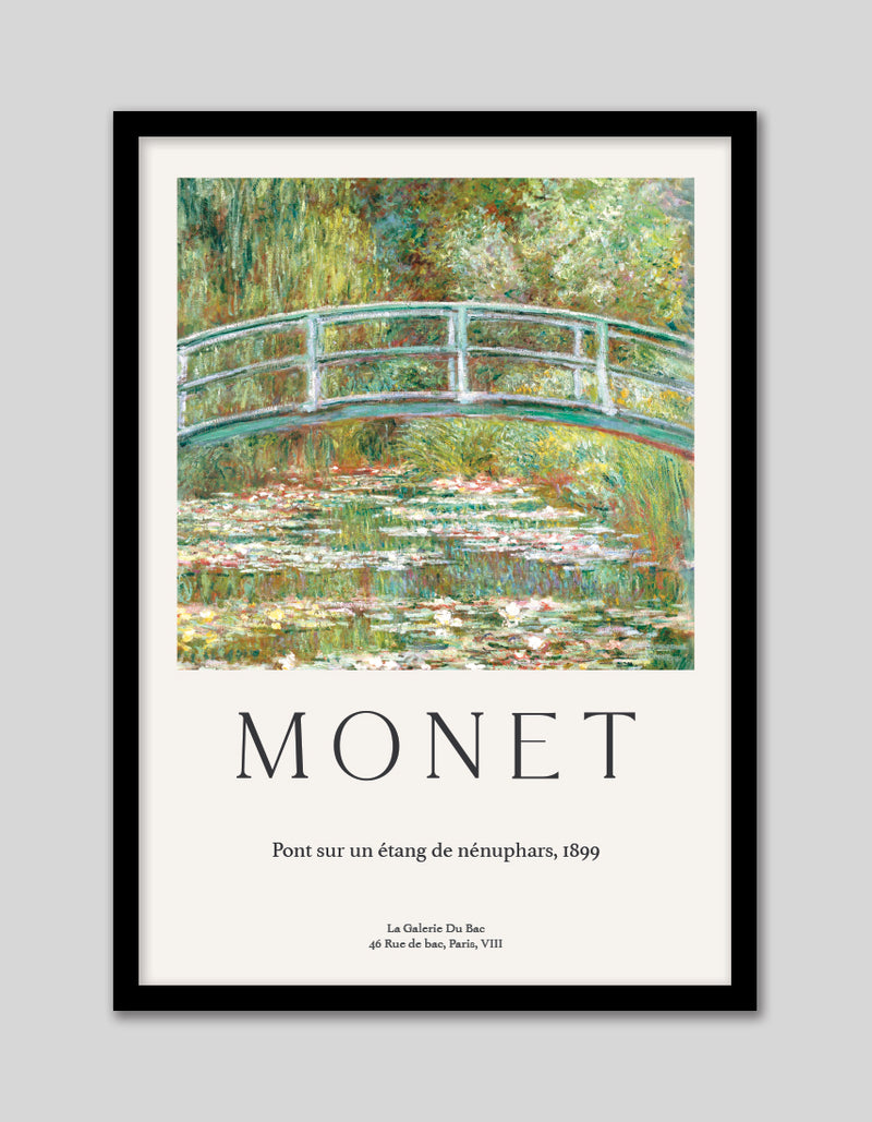 The Water Lily Pond Exhibition Poster by Claude Monet | Claude Monet Art NZ | The Good Poster Co.