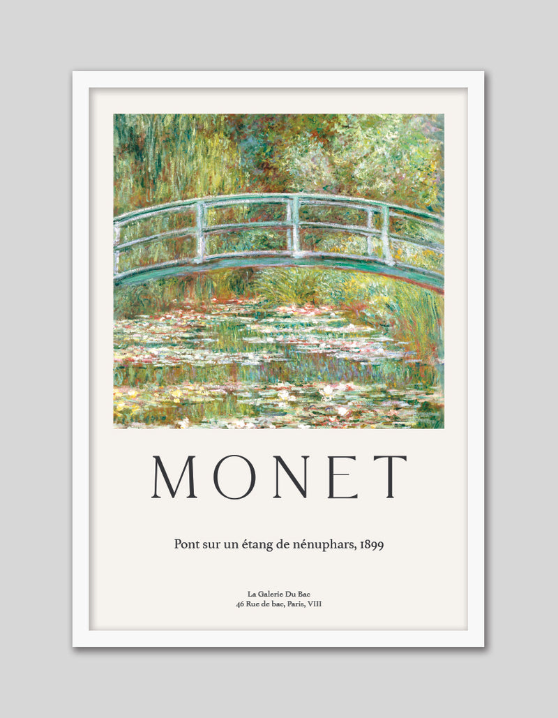 The Water Lily Pond Exhibition Poster by Claude Monet | Claude Monet Art NZ | The Good Poster Co.