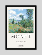 View of Vetheuil Exhibition Poster by Claude Monet