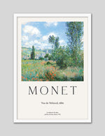 View of Vetheuil Exhibition Poster by Claude Monet