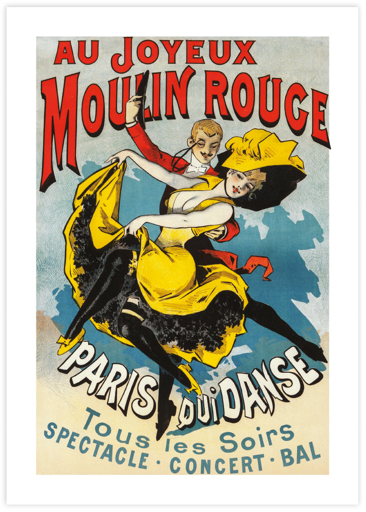 Au Joyeux Moulin Rouge | Vintage Art NZ | Popular Art NZ | The Good Poster Co.