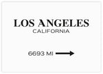 Los Angeles Typography Art Print | LA Travel Art | The Good Poster Co.