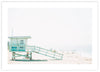 Contemporary Lifeguard Tower Art Print