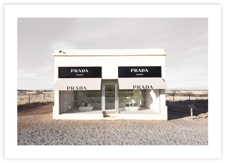 Prada Marfa Art Print