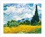 Wheat Field with Cypresses by Vincent van Gogh | Smash Crab 