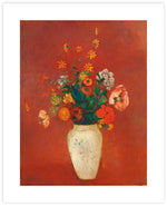 Bouquet in a Chinese Vase by Odilon Redon | Botanical Art NZ | The Good Poster Co.