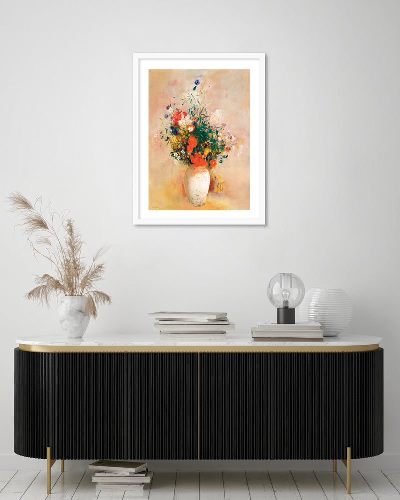 Vase of Flowers by Odilon Redon | Botanical Art NZ | The Good Poster Co.