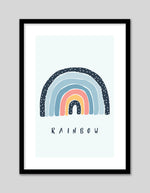 Over the Rainbow Nursery Bedroom Art Print | Childrens Art NZ | The Good Poster Co.